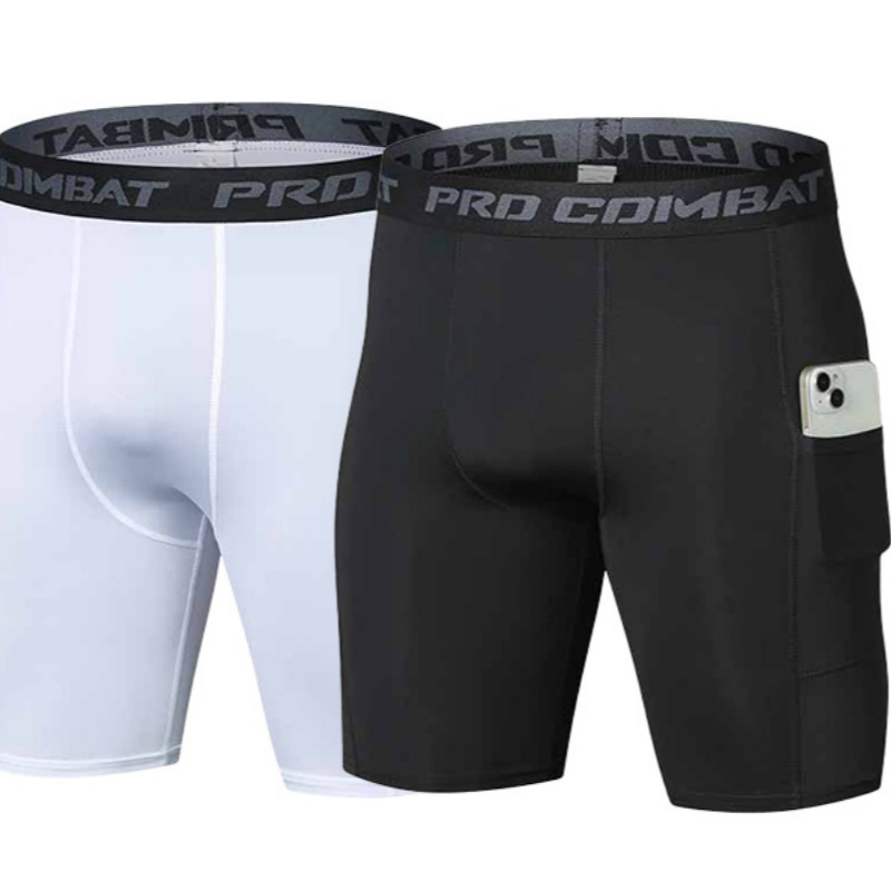 Compression Shorts Athletes - Męskie spodnie kompresyjne, legginsy, szybkoschnące legginsy