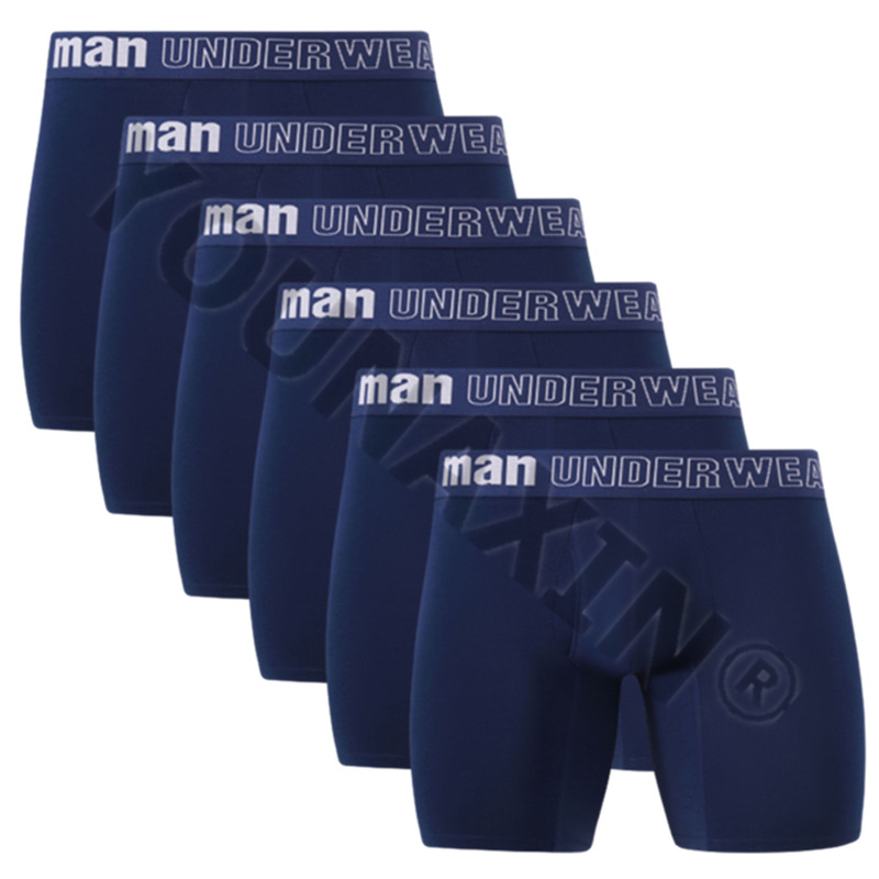 Bamboo Fiber Trunk - Męskie bokserki sportowe w zestawie 6