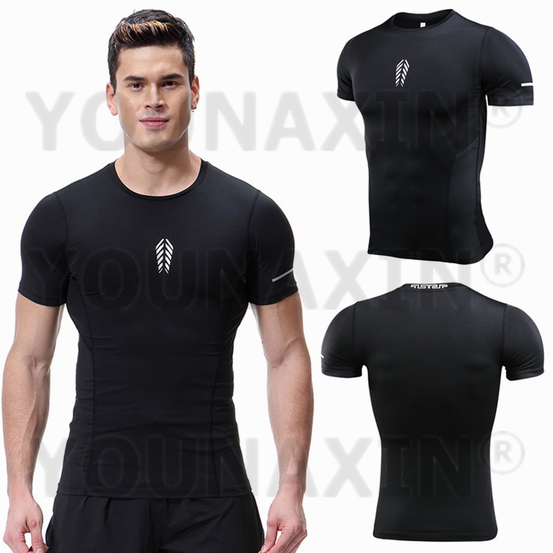 T Shirt Tight Fit - Męska koszulka z krótkim rękawem na
