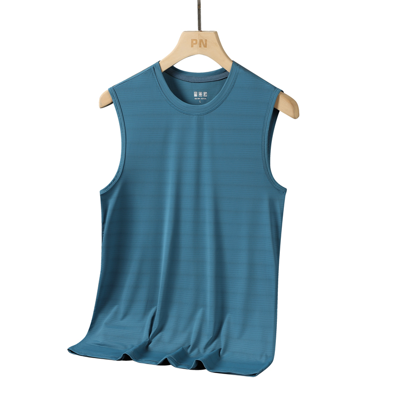 Sleeveless Undershirt - Letnia nowa wysokiej jakości lodowy jedwab