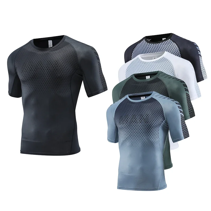 Męski top sportowy do koszulki – T Shirt Tight Fit recenzja i cena